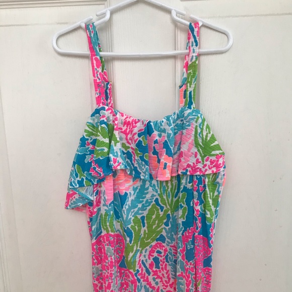 Lilly Pulitzer Let’s Cha Cha Maxi Dress XL (12-14) - Picture 2 of 6